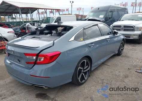 2022 Honda Accord Sport из США, поврежденный, VIN 1HGCV1F30NA116887